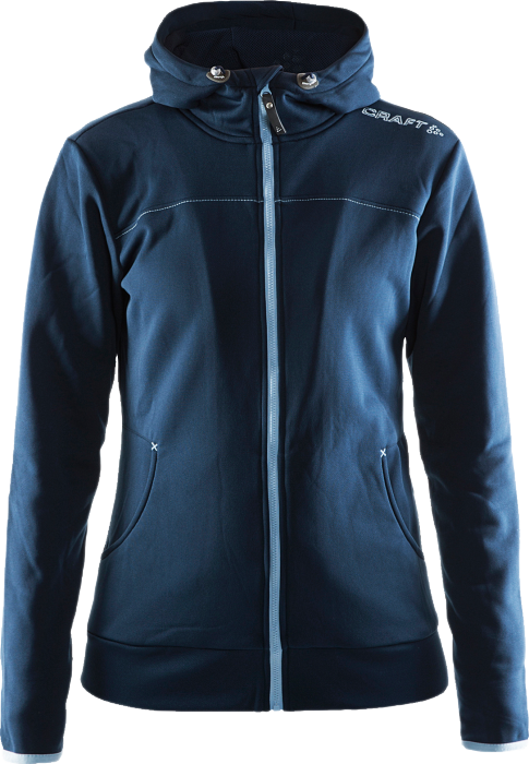 Craft - Leisure Full Zip Hood Women - Marineblau