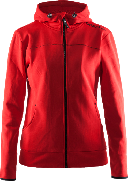 Craft - Leisure Full Zip Hood Women - Rojo