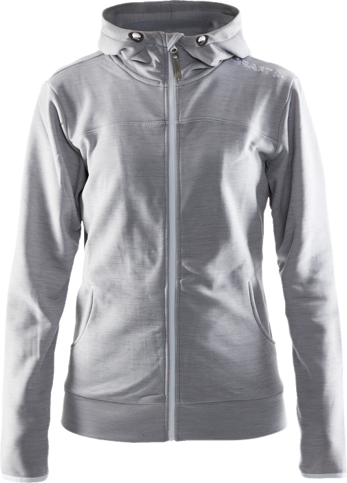 Craft - Leisure Full Zip Hood Women - Gris jaspeado