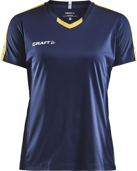 Craft - Progress Contrast Jersey Women - Granatowy & żółty