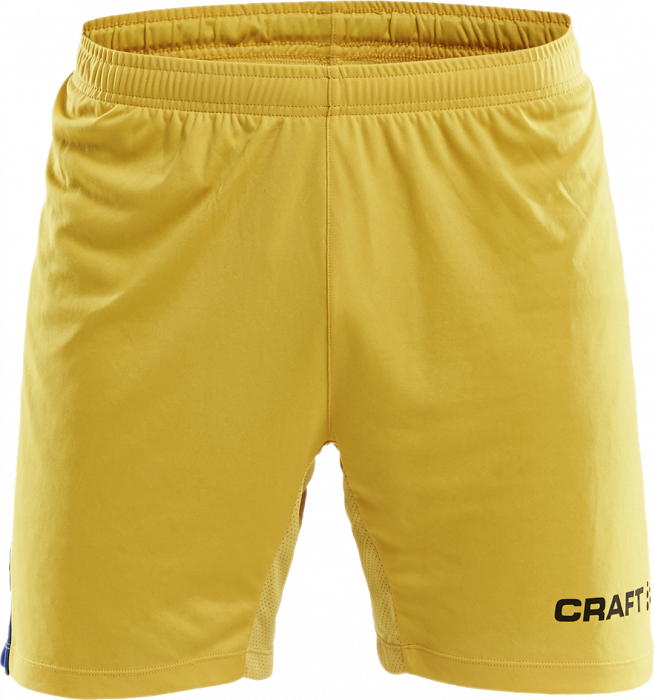 Craft - Progress Contrast Shorts - Amarelo & azul