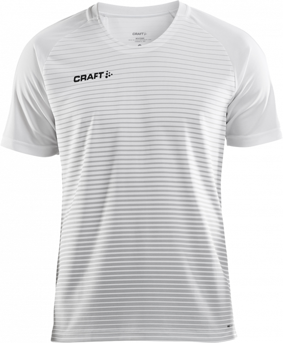 Craft - Pro Control Stripe Jersey Men - Bianco & grigio melange