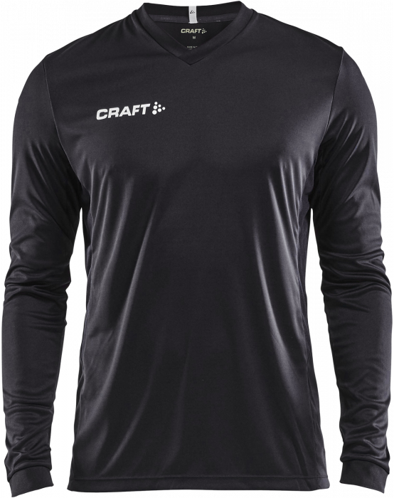 Craft - Squad Go Jersey Solid Ls - Svart