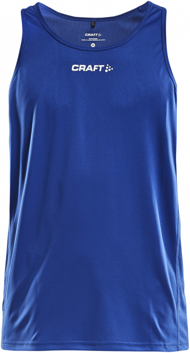 Craft - Rush Singlet Youth - Royal Blue & weiß