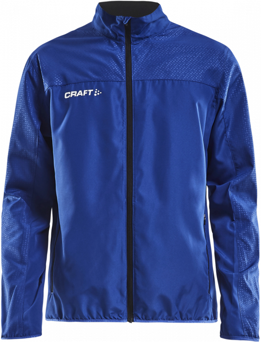 Craft - Rush Wind Jacket Youth (Windbreaker) - Royal Blue & vit