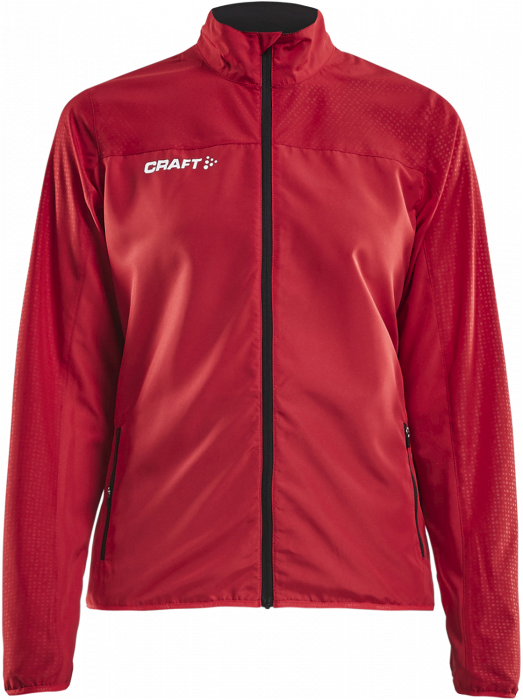 Craft - Rush Wind Jacket Women (Windbreaker) - Rojo & blanco