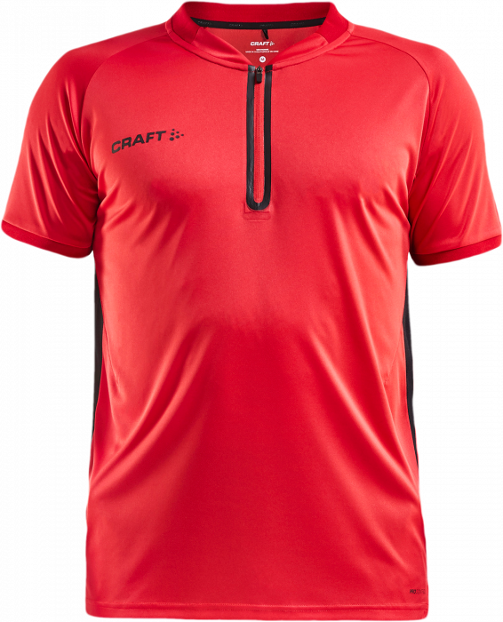 Craft - Pro Control Impact Polo Men - Bright Red & negro