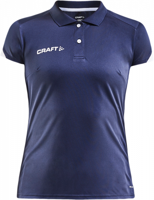 Craft - Pro Control Impact Polo Dame - Blu navy & bianco