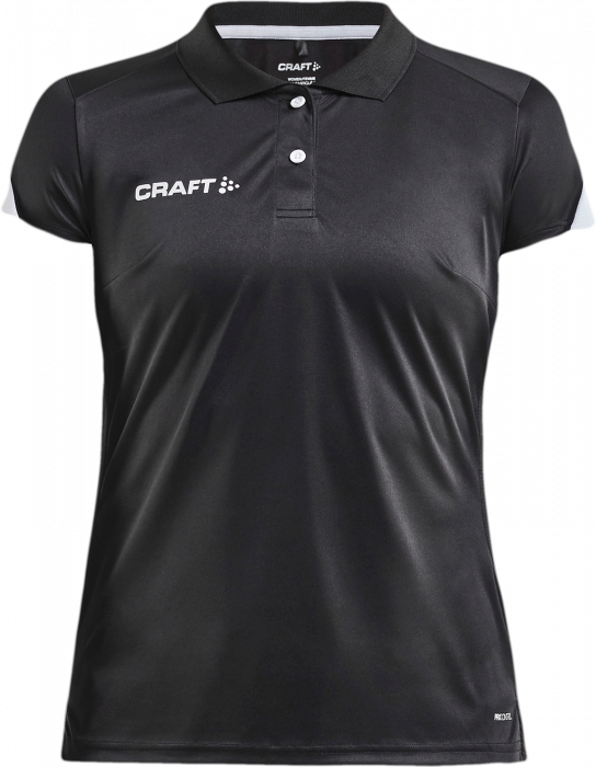 Craft - Pro Control Impact Polo Dame - Black & white