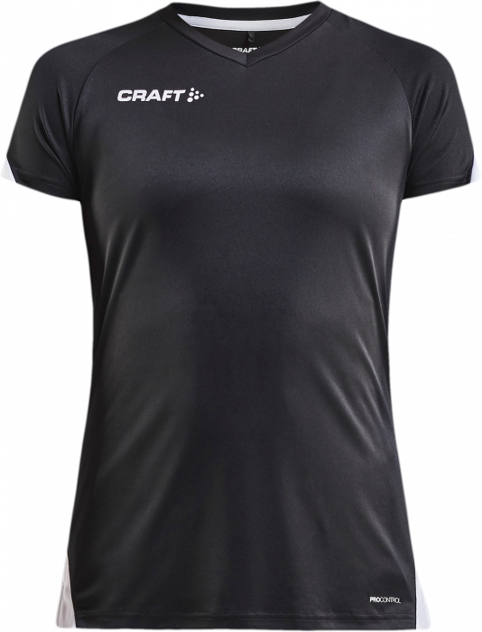 Craft - Pro Control Impact Tee Women - Noir & blanc