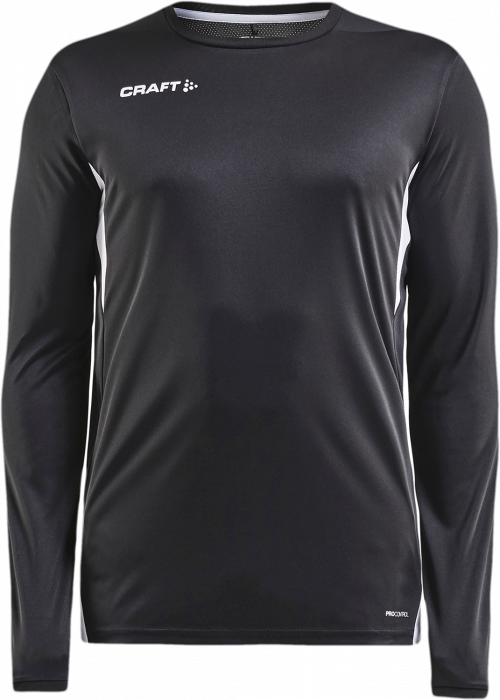 Craft - Pro Control Impact Longsleeve Jersey - Nero & bianco