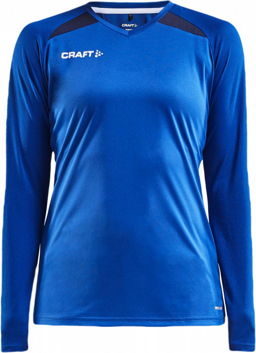 Craft - Pro Control Impact Longsleeve Women - Cobalt & granatowy