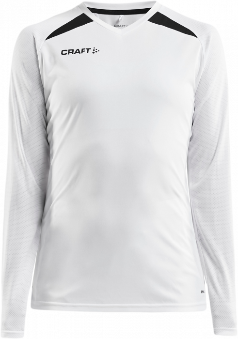 Craft - Pro Control Impact Longsleeve Women - Vit & svart