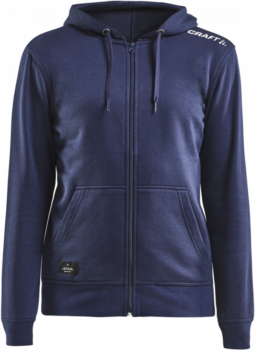 Craft - Community Full Zip Hoodie Women - Azul-marinho