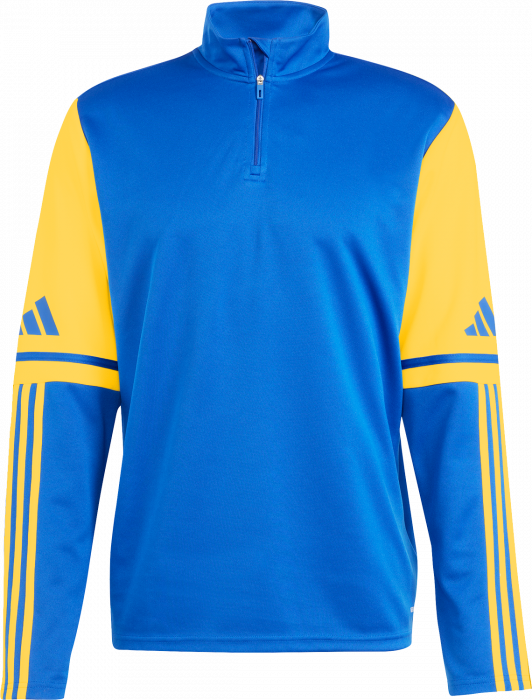 Adidas - Squadra 25 Træningstrøje Med Halv Lynlås - T Royal Blue & t yellow