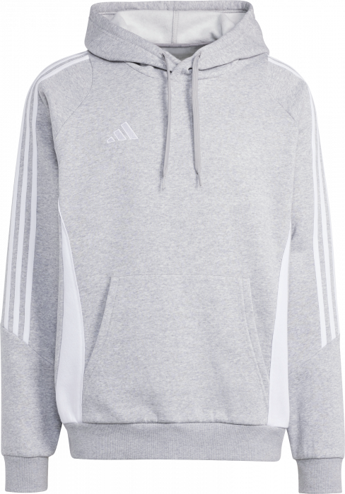 Adidas - Tiro 24 Hoodie - Light Grey & wit