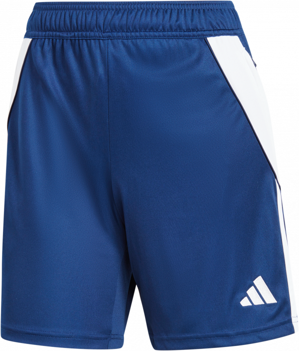 Adidas - Tiro24 Shorts W. Pockets Women - T Navy Blue & branco