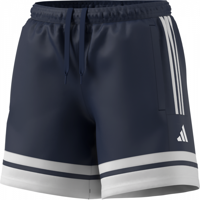 Adidas - Squadra 25 Dt Shorts Dame - T Navy Blue & hvid