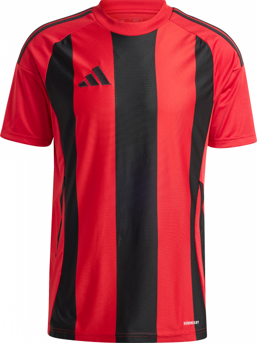 Adidas - Striped 24 Player Jersey - T Power Red & nero