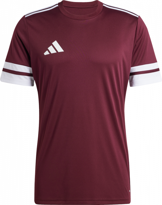 Adidas - Squadra 25 Player Jersey - Maroon & branco