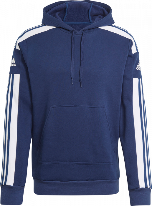 Adidas - Squadra 21 Hoodie Cotten - Marinblå & vit