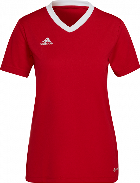 Adidas - Entrada 22 Jersey Women - Power red 2 & bianco