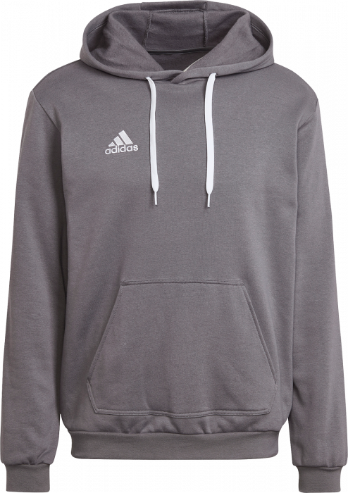 Adidas - Entrada 22 Hoodie - Grey four & bianco