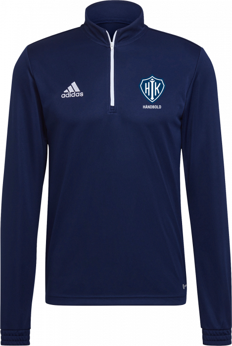 Adidas - Entrada 22 Træning Top With Half Zip - Navy blue 2 & blanco