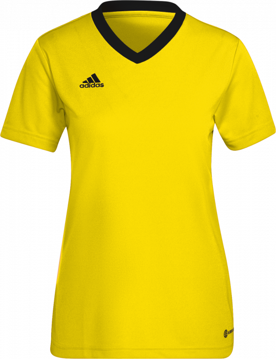 Adidas - Entrada 22 Jersey Women - T Yellow & czarny