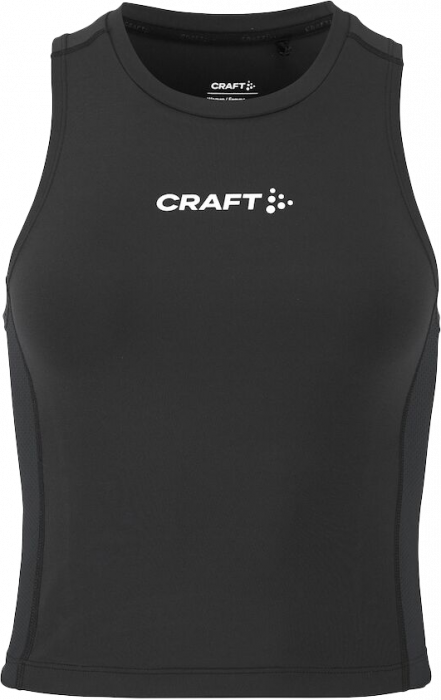 Craft - Rush 2.0 Crop Singlet Women - Zwart