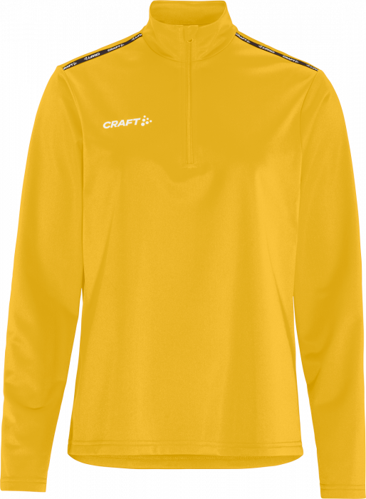 Craft - Squad Go Half Zip Training Top Women - Sweden Yellow 