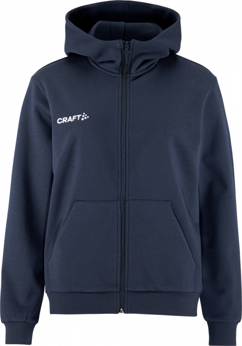 Craft - Community 2.0 Logo Fz Hoodie Women - Azul-marinho