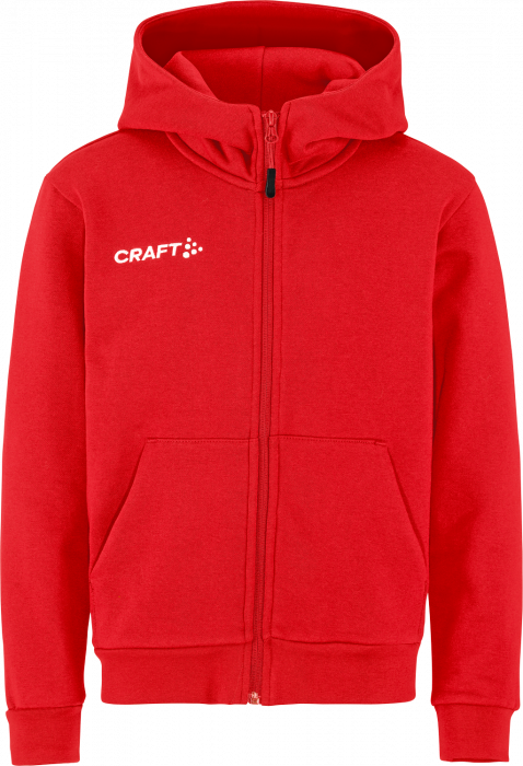 Craft - Community 2.0 Logo Fz Hoodie Jr - Rojo