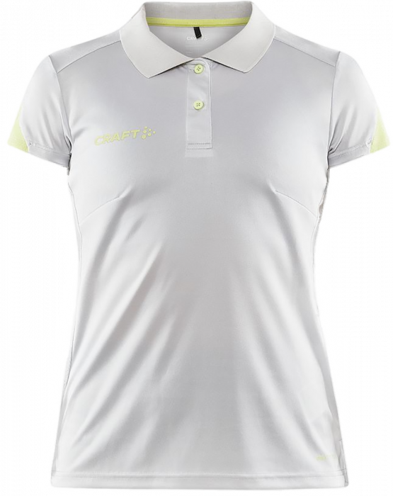 Craft - Pro Control Impact Polo Dame - Blanc & giallo