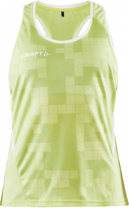 Craft - Pro Control Impact Sleeveless Top Women - Giallo & weiß