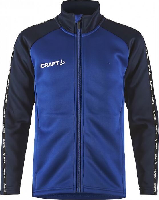 Craft - Squad 2.0 Full Zip Jr - Club Cobolt & marinblå