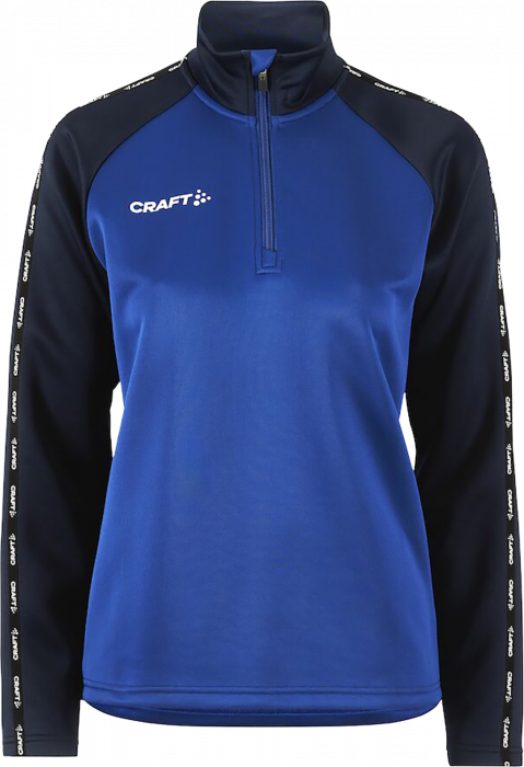 Craft - Squad 2.0 Half Zip Women - Club Cobolt & marinblå