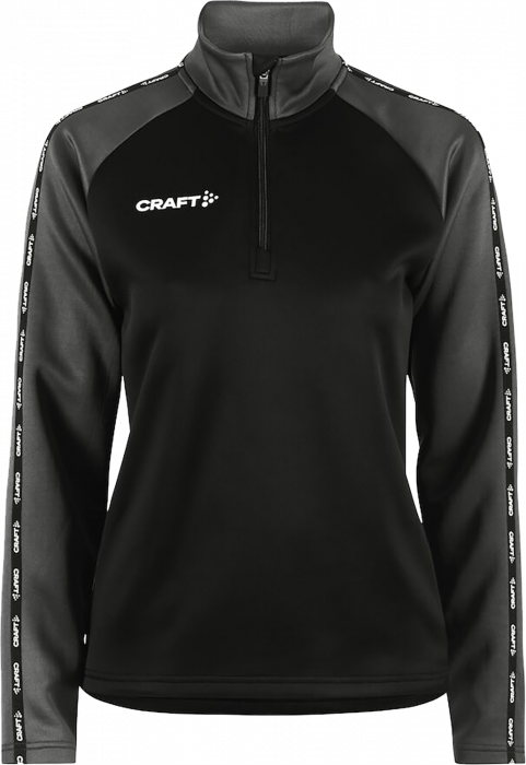 Craft - Squad 2.0 Half Zip Women - Negro & grante