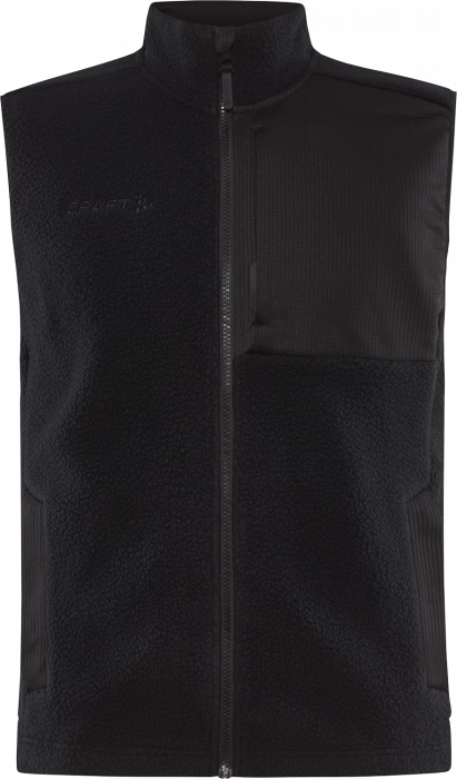 Craft - Adv Explore Pile Fleece Vest Men - Noir