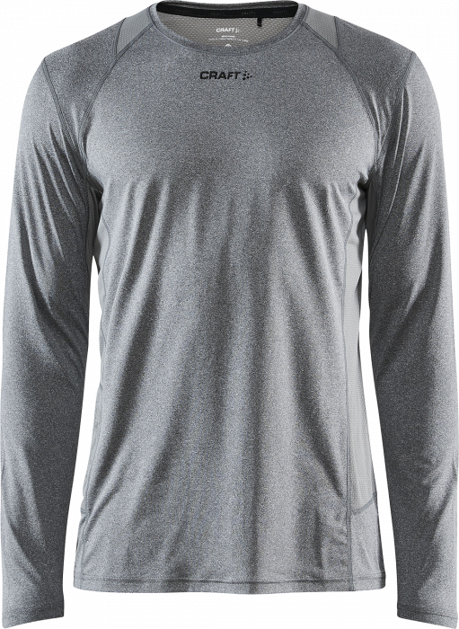 Craft - Adv Essence Long Sleeve Tee - Gris chiné