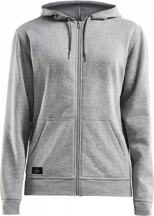 Craft - Community Full Zip Hoodie Women - Cinzento mesclado