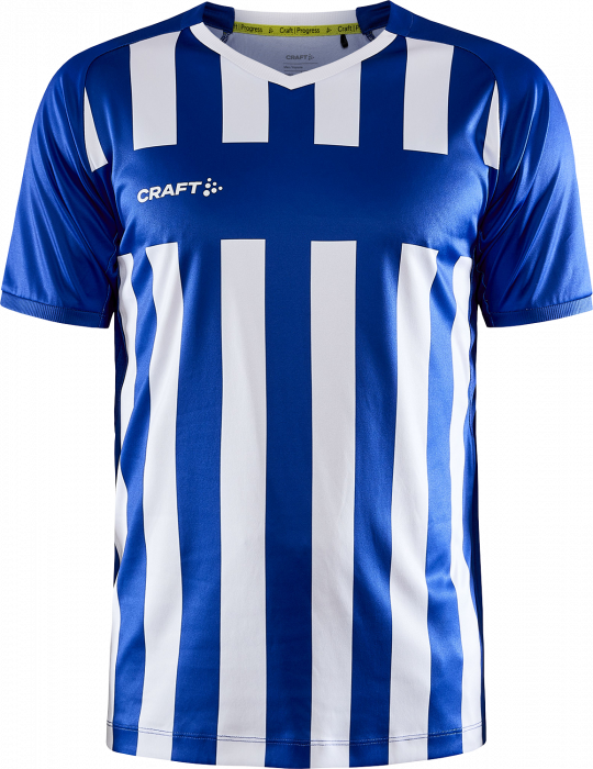 Craft - Progress 2.0 Stripe Jersey Junior - Blau & weiß