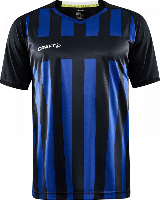 Craft - Progress 2.0 Stripe Jersey Junior - Zwart & blauw