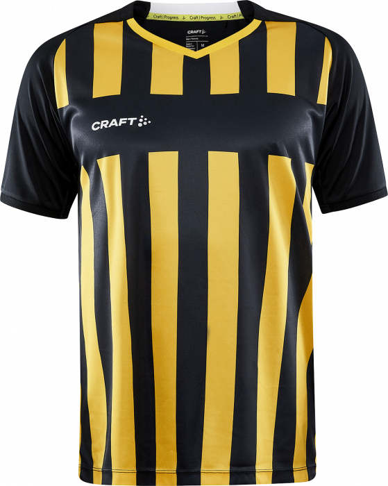 Craft - Progress 2.0 Stripe Jersey Junior - Svart & gul