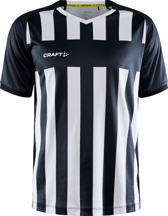 Craft - Progress 2.0 Stripe Jersey Junior - Preto & branco