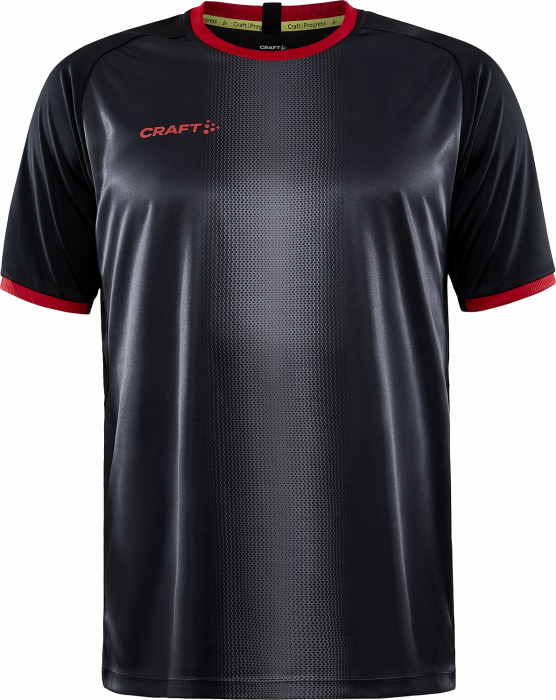 Craft - Progress 2.0 Graphic Jersey Junior - Nero & rosso