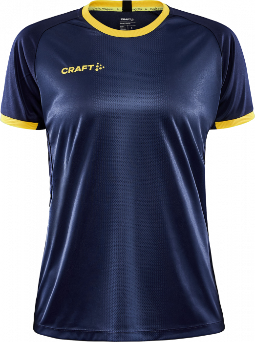 Craft - Progress 2.0 Graphic Jersey Women - Granatowy & żółty