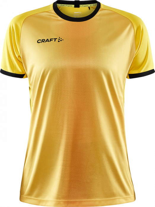 Craft - Progress 2.0 Graphic Jersey Women - Geel & zwart