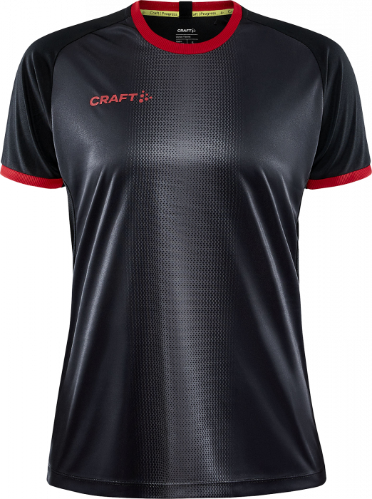 Craft - Progress 2.0 Graphic Jersey Women - Black & red