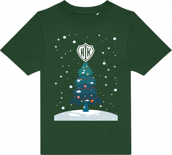 B&C - Hik Christmas T-Shirt Kids - Bottle Green